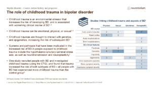 The role of childhood trauma in bipolar disorder