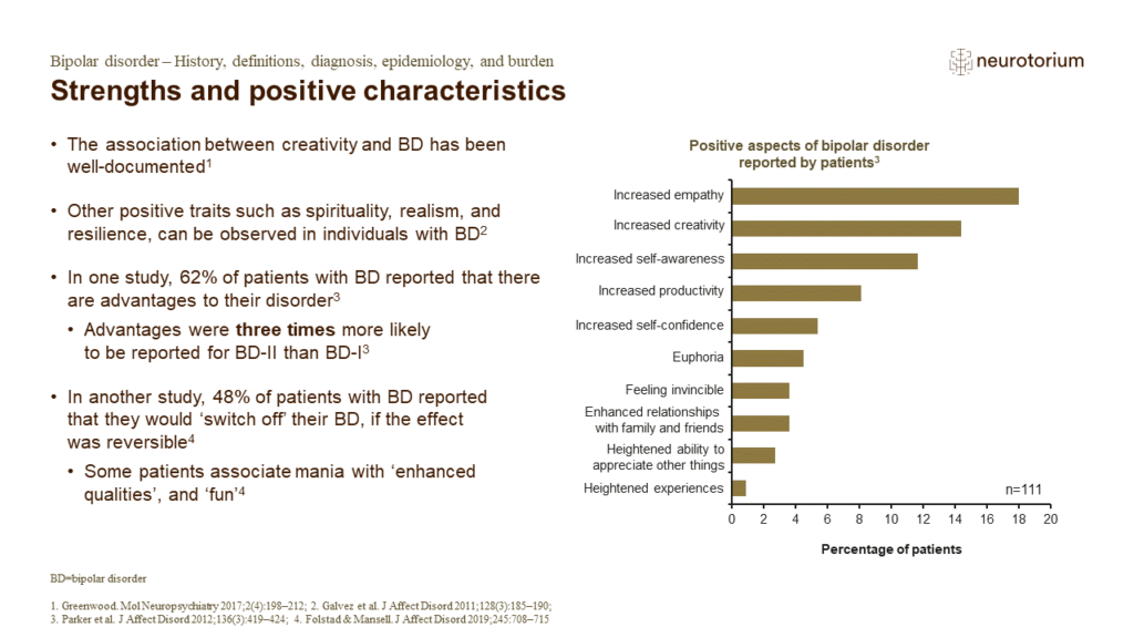 Strengths and positive characteristics