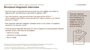 Structured diagnostic interviews