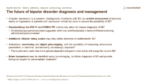 The future of bipolar disorder diagnosis and management