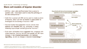 Stem cell models of bipolar disorder