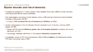 Bipolar disorder and risk of dementia