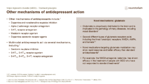 Other mechanisms of antidepressant action