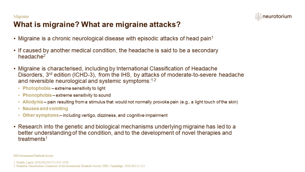 Migraine History Definitions And Diagnosis - Slide11