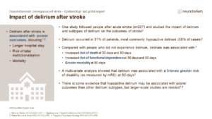 Impact of delirium after stroke