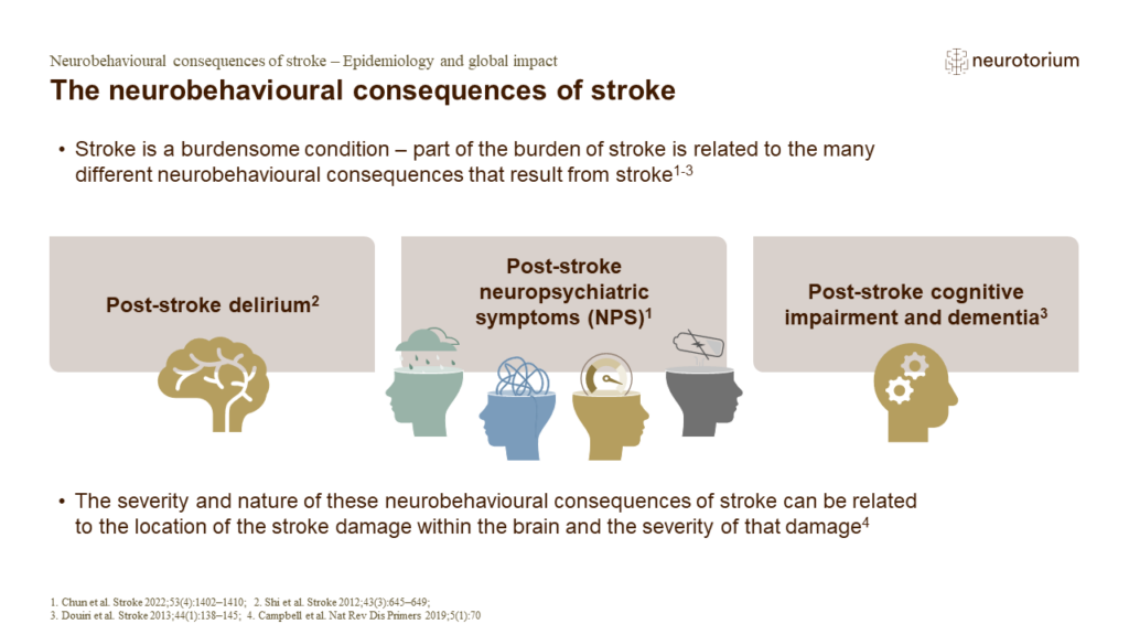 The neurobehavioural consequences of stroke