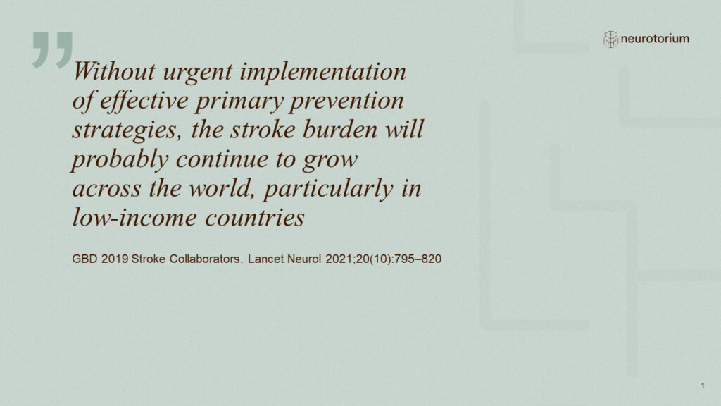 Quote - Epidemiology and global impact