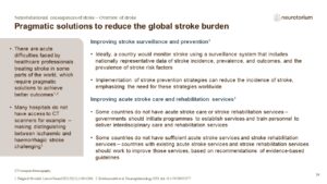 Pragmatic solutions to reduce the global stroke burden
