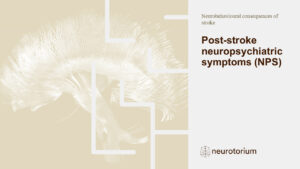 Post-stroke neuropsychiatric symptoms (NPS)