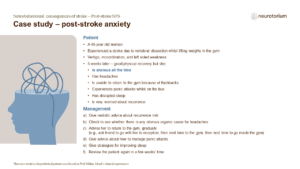 Case study – post-stroke anxiety