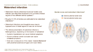 Watershed infarction