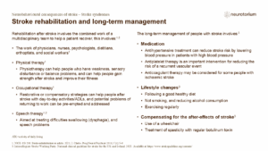 Stroke rehabilitation and long-term management