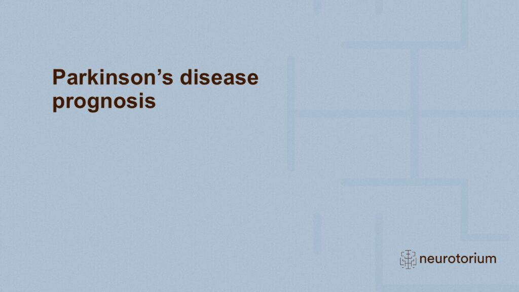 Parkinson’s disease prognosis - title