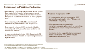 Depression in Parkinson’s disease