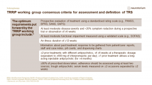 TRRIP working group consensus criteria for assessment and definition of TRS